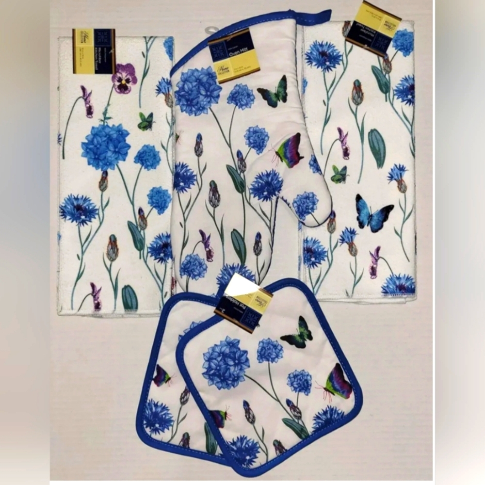 5 Piece Butterfly Kitchen Set